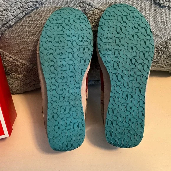 COACH Tennies Sneakers Size 7.5 - Picture 2 of 10